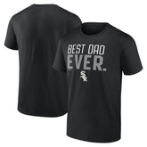 Chicago White Sox Best Dad Ever T-Shirt - Black - MLB Discount
