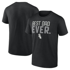 Chicago White Sox Best Dad Ever T-Shirt - Black - MLB Discount