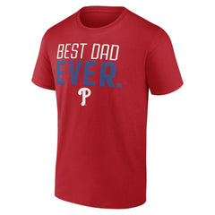 Philadelphia Phillies Best Dad Ever T-Shirt - Red - MLB Online