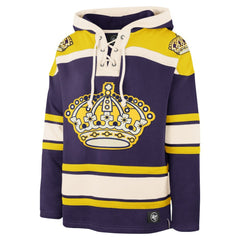 Los Angeles Kings '47 Superior Lacer Hoodie - Purple - NHL 5350626