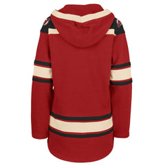 New Jersey Devils '47 Women's Superior Lacer Pullover Hoodie - Red - NHL 5351057