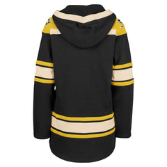 Pittsburgh Penguins '47 Women's Superior Lacer Pullover Hoodie - Black - NHL 5351061