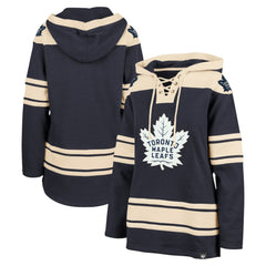 Toronto Maple Leafs '47 Women's Superior Lacer Pullover Hoodie - Navy - NHL 5351064