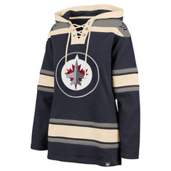 Winnipeg Jets '47 Women's Superior Lacer Pullover Hoodie - Navy - NHL 5351078