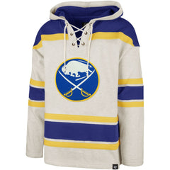 Buffalo Sabres '47 Rockaway Lacer Pullover Hoodie - Oatmeal - NHL 5351245