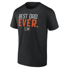 Philadelphia Flyers Best Dad Ever T-Shirt - Black - NHL 5351391