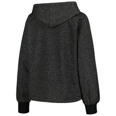 New York Mets DKNY Sport Women's Debbie Dolman Raglan Pullover Hoodie - Black - MLB on Sale
