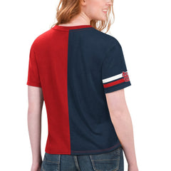 St. Louis Cardinals Starter Women's Power Move T-Shirt - Red/Navy - MLB Discount
