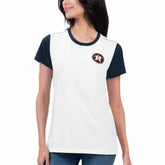 Houston Astros G-III 4Her by Carl Banks Women's Illustration Ringer T-Shirt - White - MLB Sale