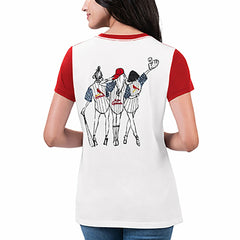 St. Louis Cardinals G-III 4Her by Carl Banks Women's Illustration Ringer T-Shirt - White - MLB Lifestyle
