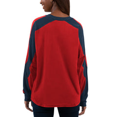 St. Louis Cardinals G-III 4Her by Carl Banks Women's Smash Raglan Long Sleeve T-Shirt - Red/Navy - MLB Lifestyle