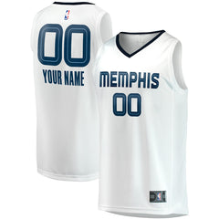 Memphis Grizzlies Youth Fast Break Replica Custom Jersey Association Edition White | Fanatics online