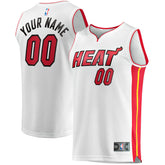Miami Heat Youth Fast Break Custom Replica Jersey White Association Edition | Fanatics outlet