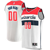 Washington Wizards Youth Fast Break Replica Custom Jersey Association Edition White | Fanatics for sale