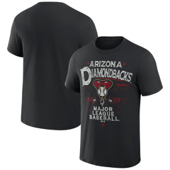 Arizona Diamondbacks Darius Rucker Collection by Fanatics Beach Splatter T-Shirt - Black - Fanatics Online