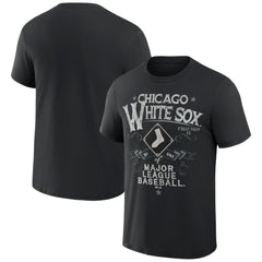 Chicago White Sox Darius Rucker Collection by Fanatics Beach Splatter T-Shirt - Black - Fanatics Discount
