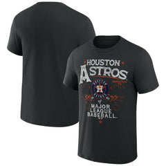 Houston Astros Darius Rucker Collection by Fanatics Beach Splatter T-Shirt - Black - Fanatics Discount