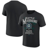Seattle Mariners Darius Rucker Collection by Fanatics Beach Splatter T-Shirt - Black - Fanatics Sale