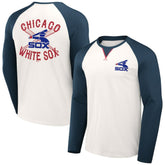 Chicago White Sox Darius Rucker Collection by Fanatics Team Color Raglan T-Shirt - White/Navy - Fanatics Sale