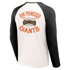 San Francisco Giants Darius Rucker Collection by Fanatics Team Color Raglan T-Shirt - White/Black - Fanatics Online