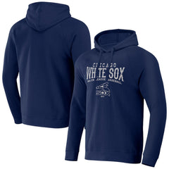 Chicago White Sox Darius Rucker Collection by Fanatics Waffle-Knit Raglan Pullover Hoodie - Navy - Fanatics Lifestyle