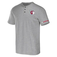 Cleveland Guardians Darius Rucker Collection by Fanatics Henley T-Shirt - Heather Gray - Fanatics Lifestyle