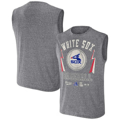 Chicago White Sox Darius Rucker Collection by Fanatics Relaxed-Fit Muscle Tank Top - Charcoal - Fanatics Lifestyle