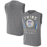 Minnesota Twins Darius Rucker Collection by Fanatics Relaxed-Fit Muscle Tank Top - Charcoal - Fanatics Discount