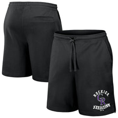 Colorado Rockies Darius Rucker Collection by Fanatics Team Color Shorts - Black - Fanatics Online