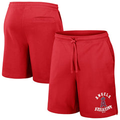 Los Angeles Angels Darius Rucker Collection by Fanatics Team Color Shorts - Red - Fanatics Discount