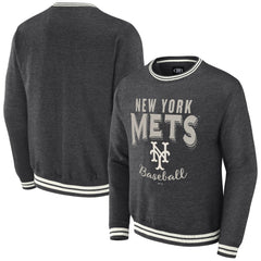 New York Mets Darius Rucker Collection by Fanatics Vintage Pullover Sweatshirt - Heather Charcoal - Fanatics Online