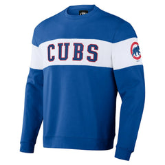 Chicago Cubs Darius Rucker Collection by Fanatics Stripe Pullover Sweatshirt - Royal - Fanatics Discount