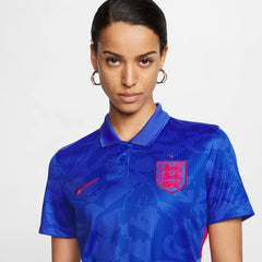 2020-21 England WOMENS Away Soccer Jersey - Blue-Red Nike