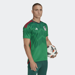 2022-23 Mexico Home Soccer Jersey - Green-Red Adidas