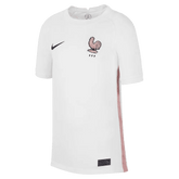 2022-23 France Away Youth Soccer Jersey White-Pink Glaze-Blue Nike