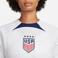 2022-23 USA Women's Home 4 Star Soccer Jersey White-Hyper Blue Nike