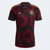 2022-23 Germany Away Soccer Jersey Black Adidas
