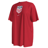 2022-23 USA Women's Crest WC22 Tee - Red Nike