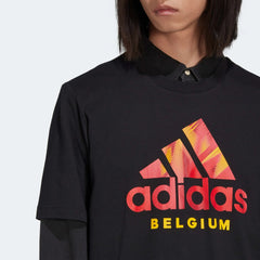 2022-23 Belgium DNA Graphic Tee - Black Adidas