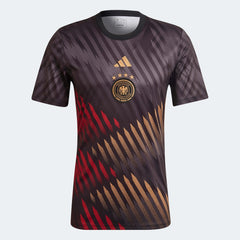 2022-23 Germany Pre-Match Soccer Jersey - Black-Grey-Red Adidas