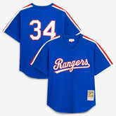Nolan Ryan Texas Rangers Mitchell & Ness Authentic Batting Practice Jersey - Royal - Mitchell & Ness on Sale