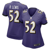 Nike Ray Lewis Baltimore Ravens Women's Game Jersey Purple