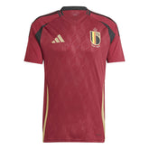 2024-25 Belgium Men's Stadium Home Soccer Jersey Adidas