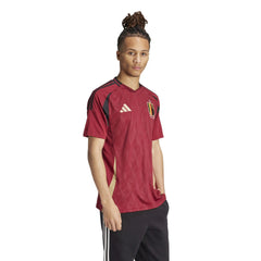 2024-25 Belgium Men's Stadium Home Soccer Jersey Adidas