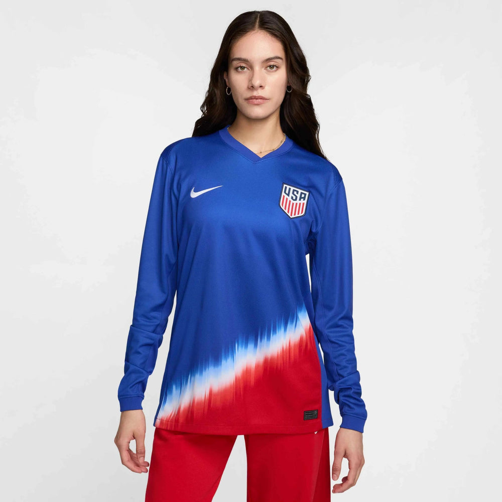 2024-25 USA Men's Stadium Away Long-Sleeve Soccer Jersey Nike