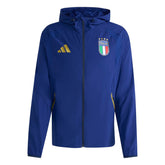2026 Italy Men's Tiro Travel Full Zip Windbreaker Adidas