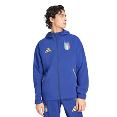 2026 Italy Men's Tiro Travel Full Zip Windbreaker Adidas