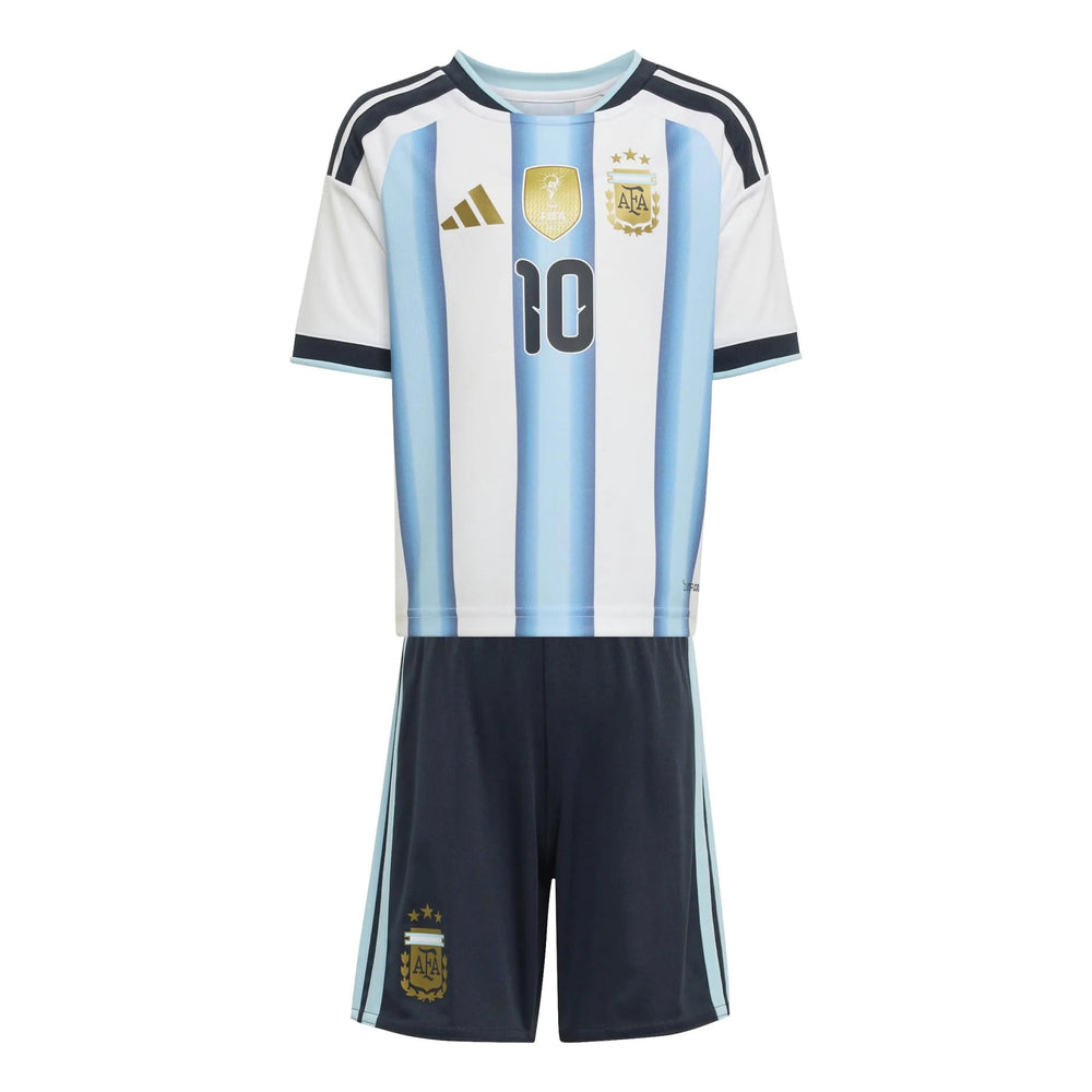 2026 Argentina Kid's Home Messi #10 Mini Kit Adidas
