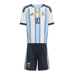 2026 Argentina Kid's Home Messi #10 Mini Kit Adidas