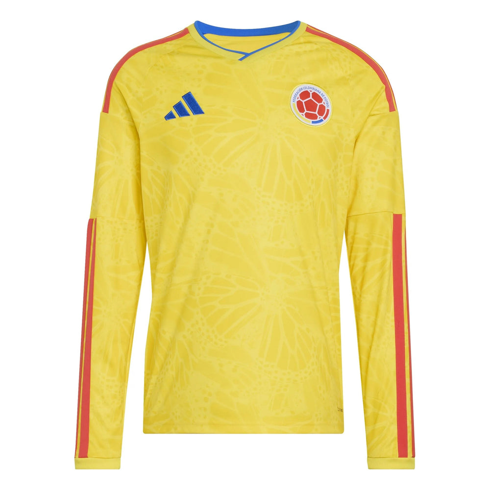 2026 Colombia Men's Stadium Home Long-Sleeve Soccer Jersey Adidas
